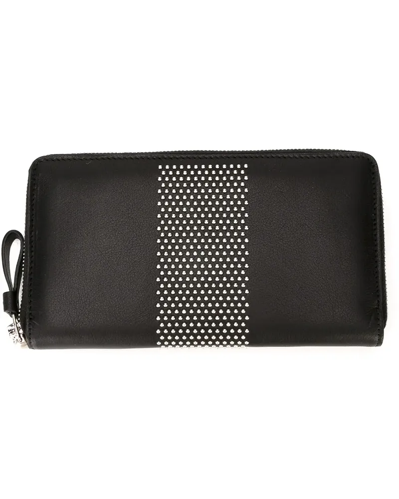 Alexander McQueen Portemonnaie mit Nieten - Schwarz Schwarz
