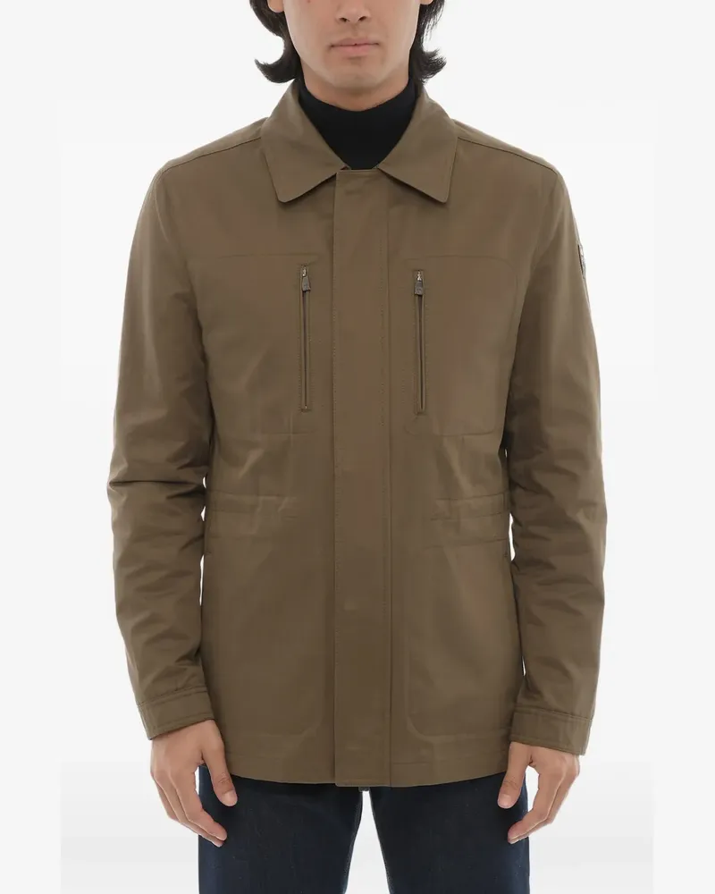 Corneliani ID drawstring-waist jacket - Braun Braun