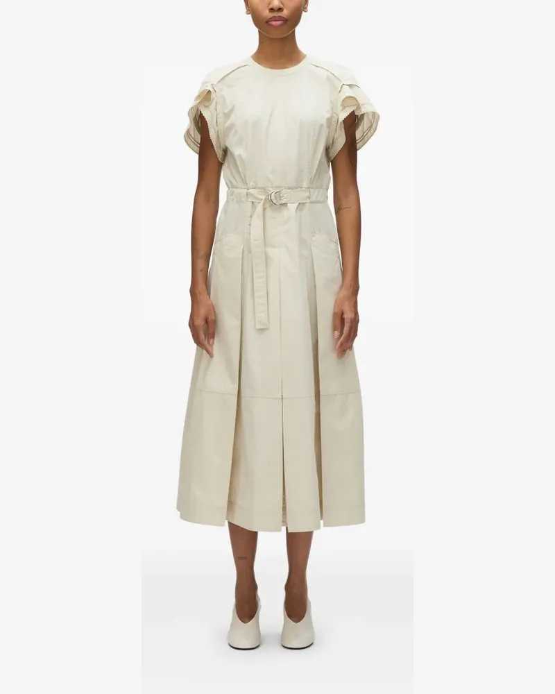 3.1 phillip lim Midikleid aus Popeline - Nude Nude