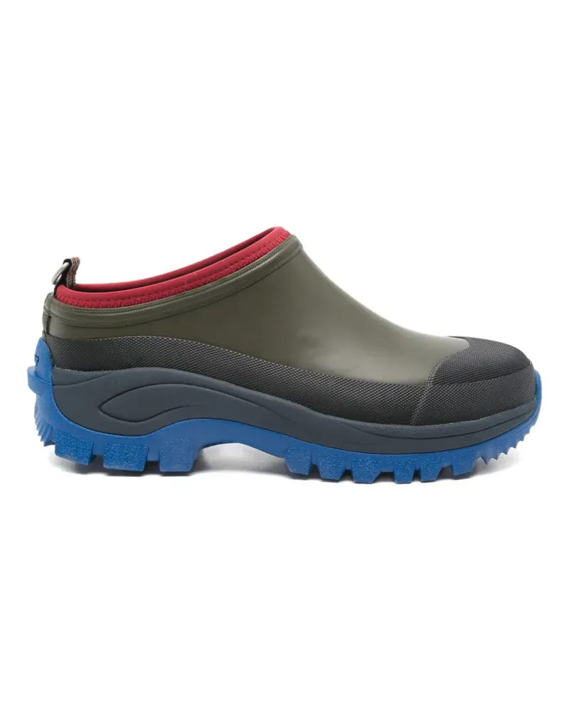 Barbour x Paul Smith lug-sole clogs - Grün Grün