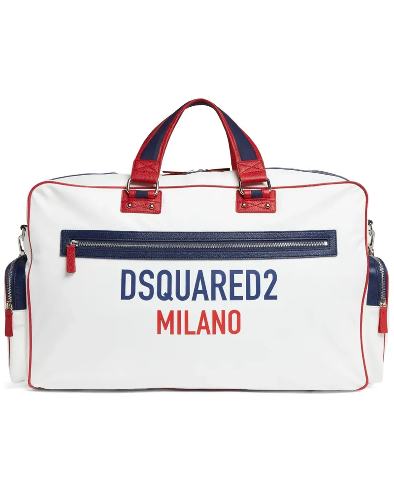 Dsquared2 Rocco Reisetasche - Weiß Weiß