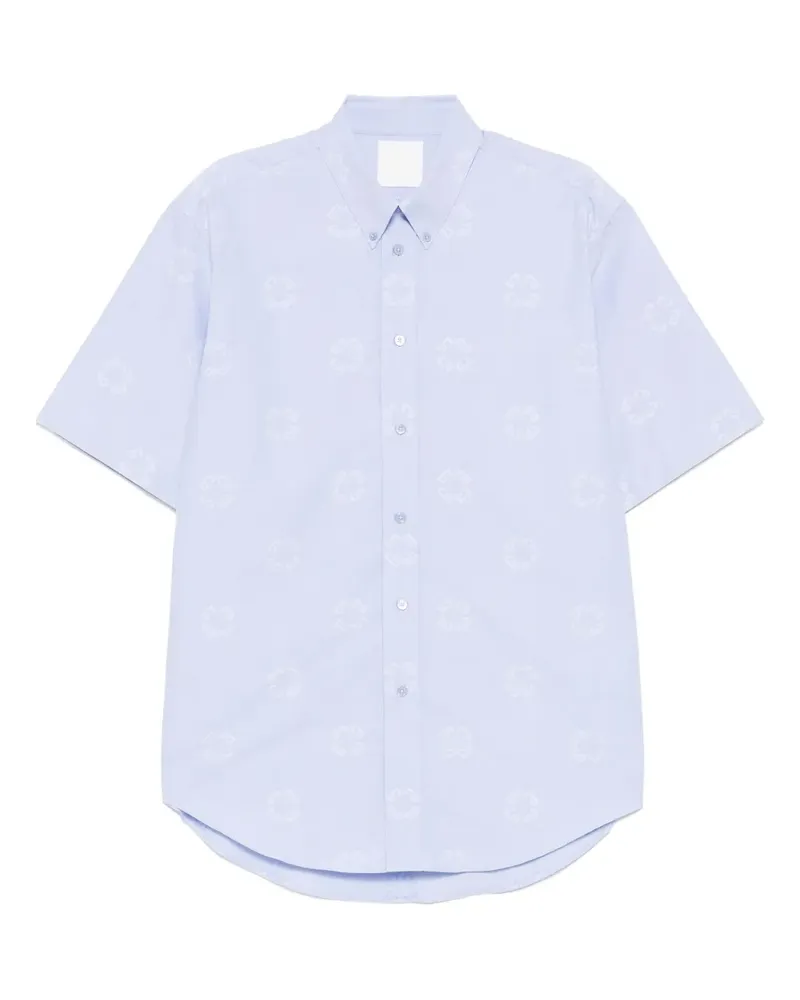 Givenchy Monogram 72 Hemd aus Jacquard - Blau Blau