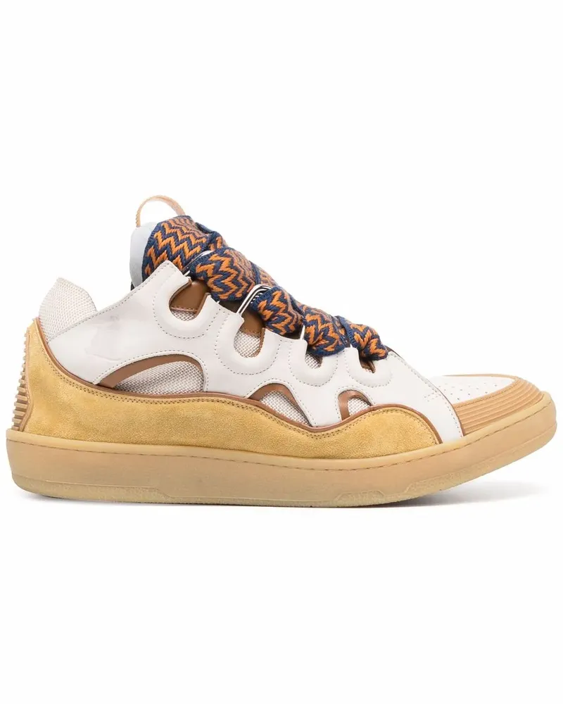 Lanvin Curb Sneakers - Nude Nude