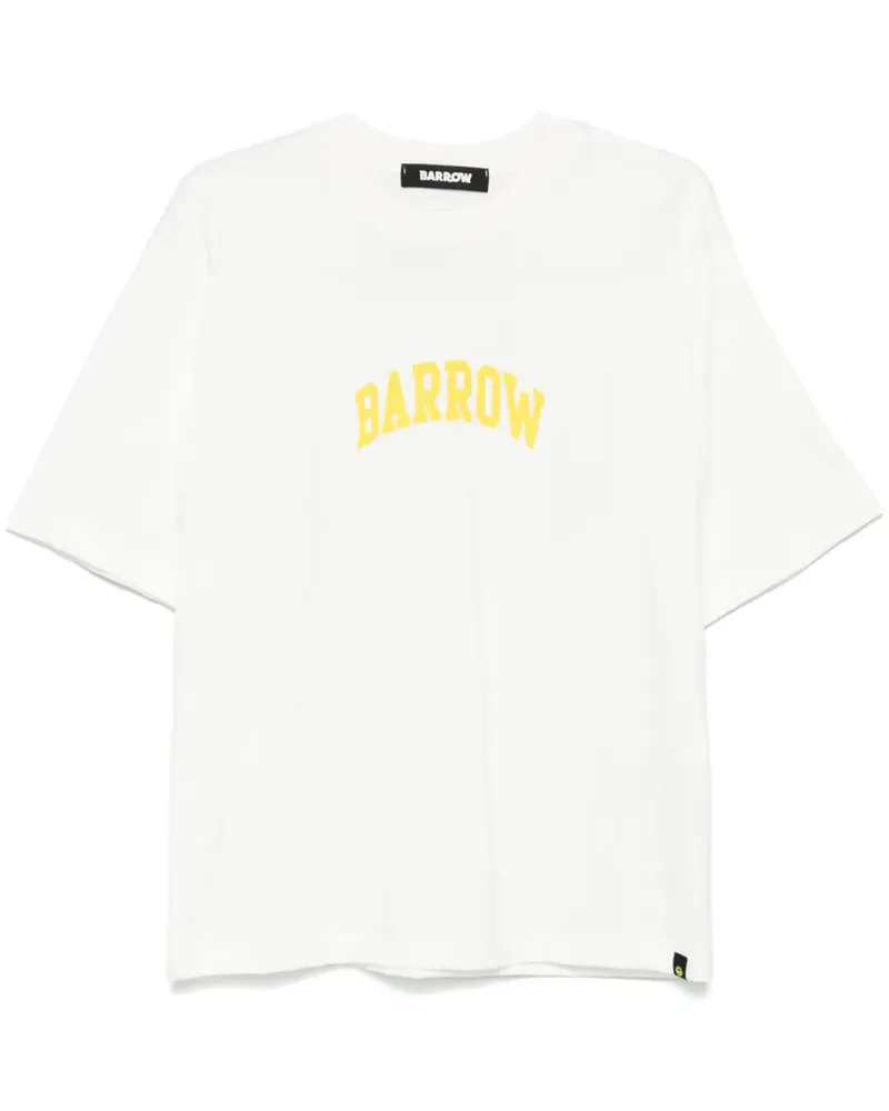 BARROW T-Shirt mit Logo-Print - Weiß Weiß