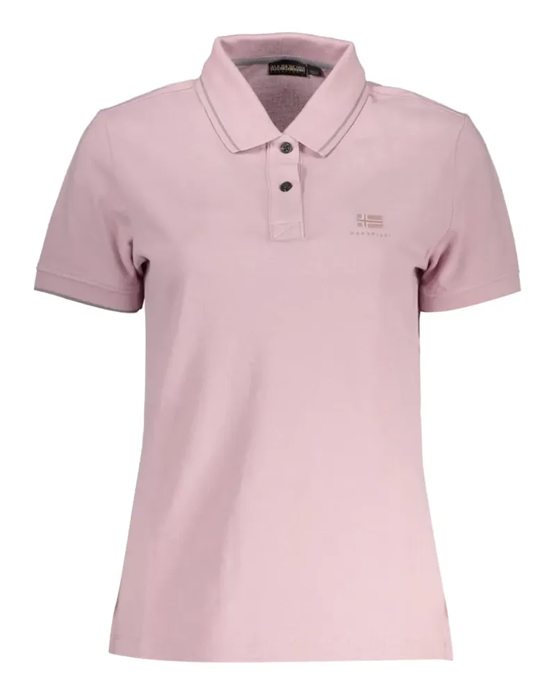 Napapijri Kurzärmeliges Poloshirt - Rosa Rosa