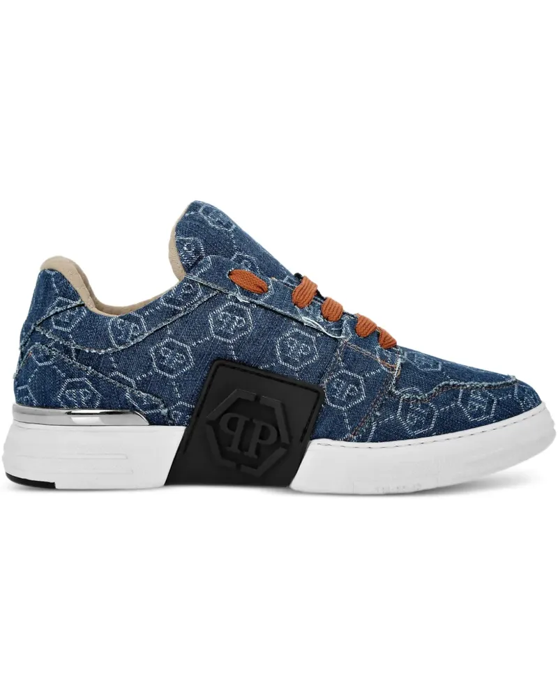 Philipp Plein Sneakers mit Monogramm - Blau Blau