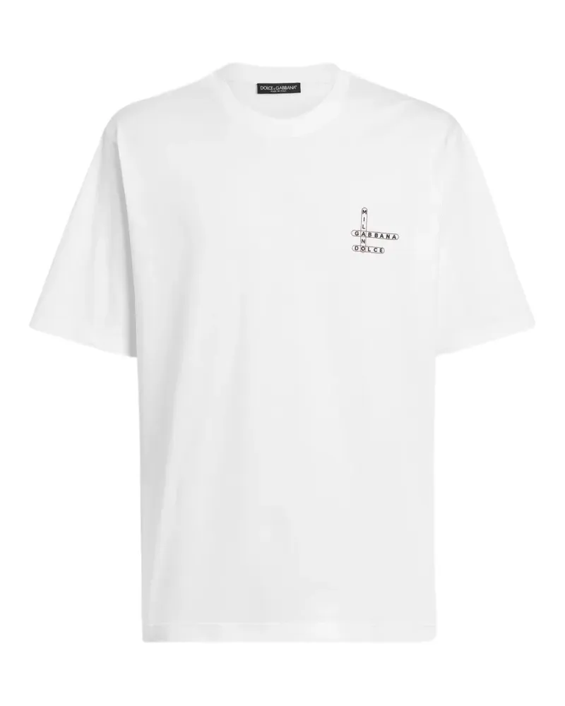 Dolce & Gabbana Klassisches T-Shirt - Weiß Weiß