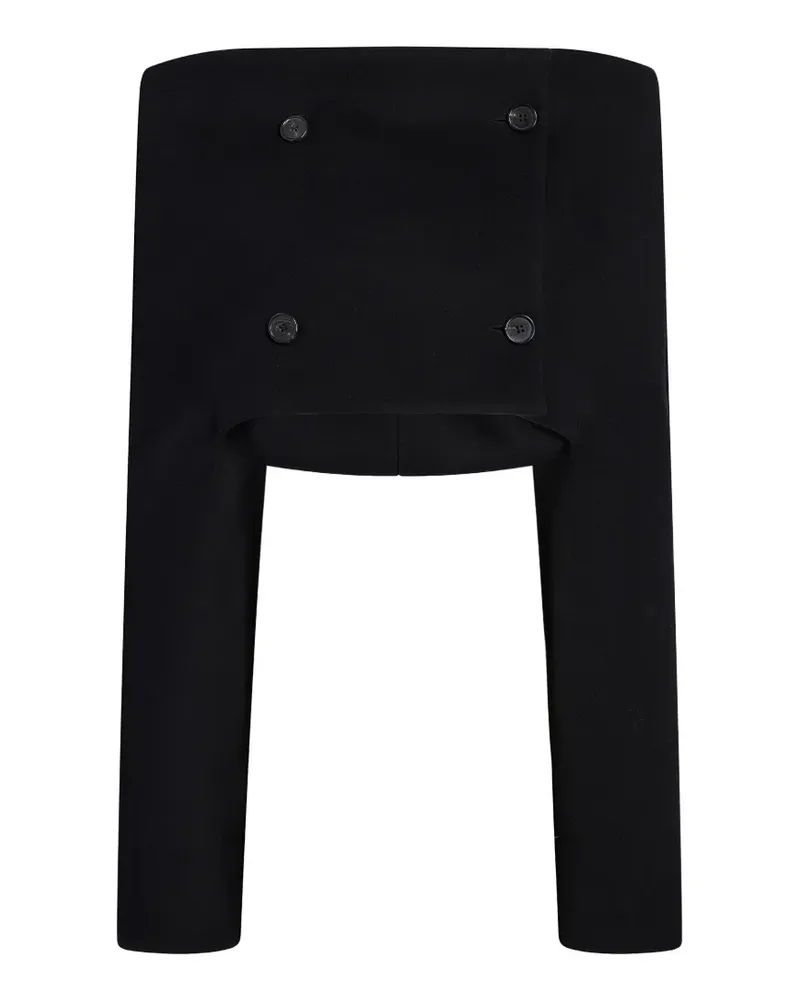 KHAITE Meko Jacke - Schwarz Schwarz