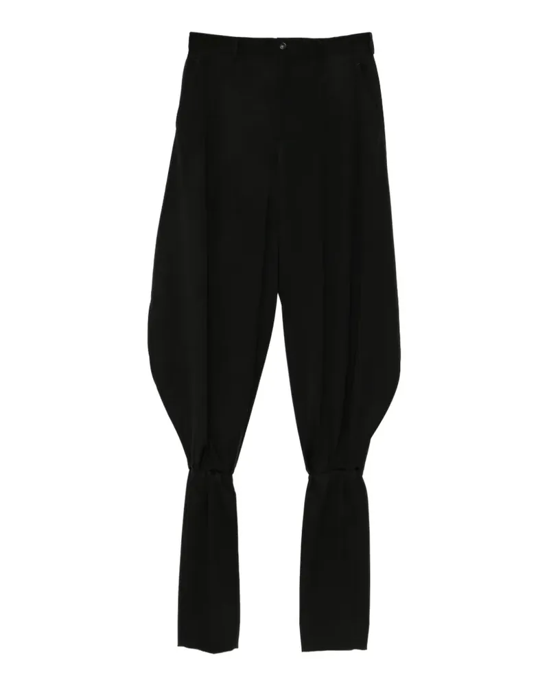 Comme des Garçons Doeskin Hose aus Wolle - Schwarz Schwarz