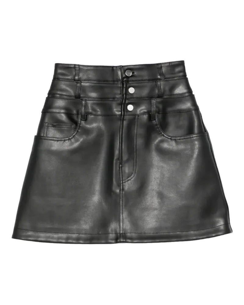 Viktor & Rolf Minirock im Layering-Look - Schwarz Schwarz