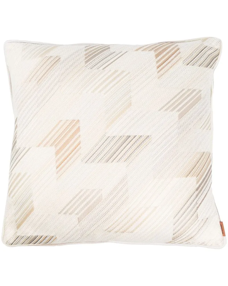 Missoni Home Kissen mit Zickzackmuster - Nude Nude