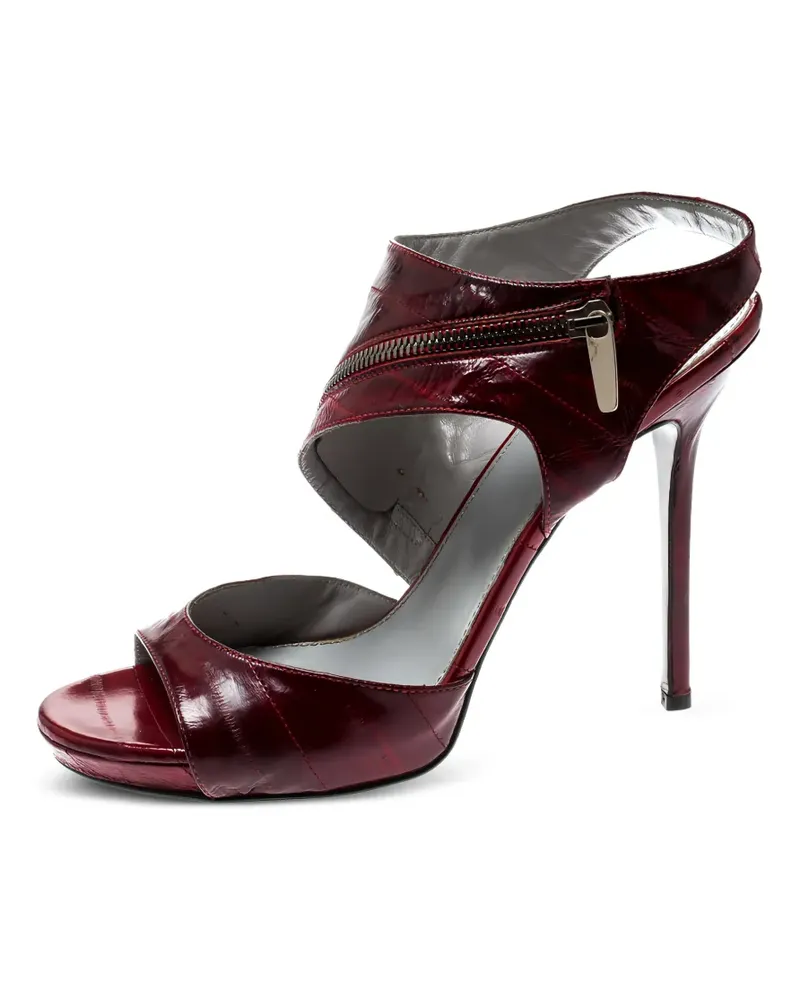 Sergio Rossi Sandalen mit Knöchelriemen - Rot Rot