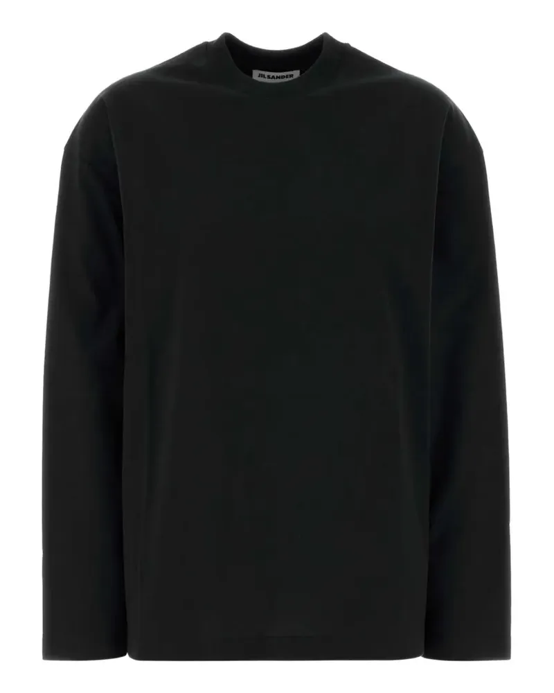 Jil Sander long-sleeve crew-neck T-shirt - Schwarz Schwarz