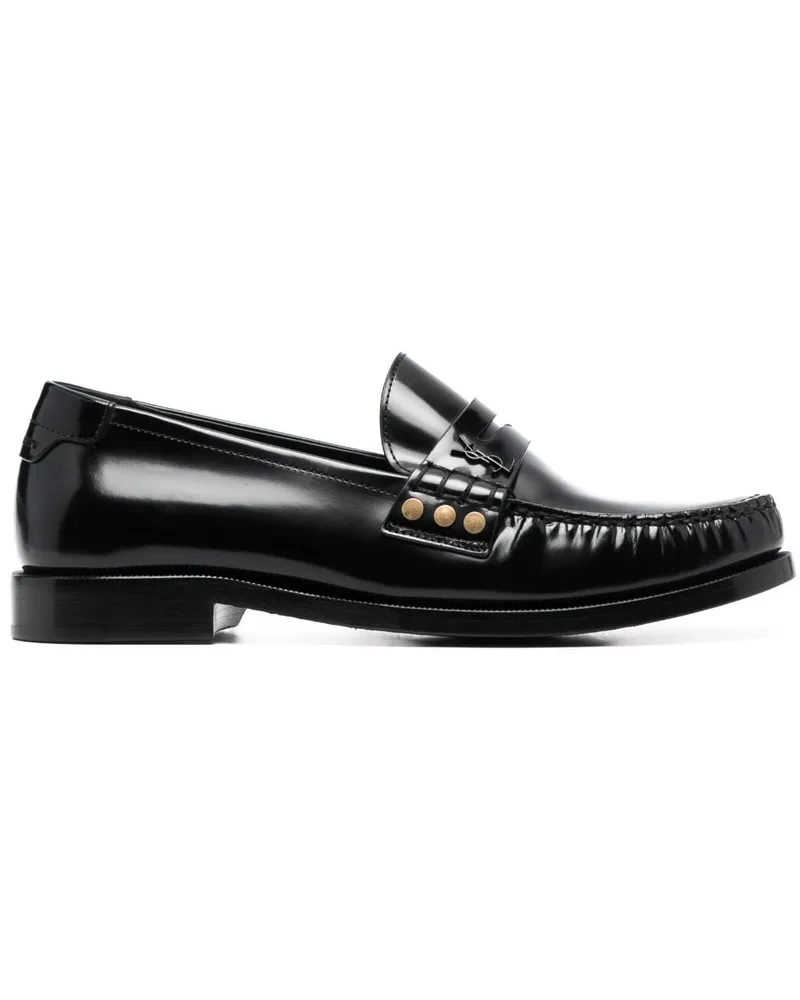 Saint Laurent Klassische Penny-Loafer - Schwarz Schwarz