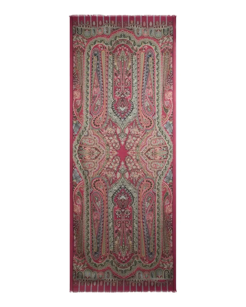 Etro Schal mit Paisleymuster - Rosa Rosa