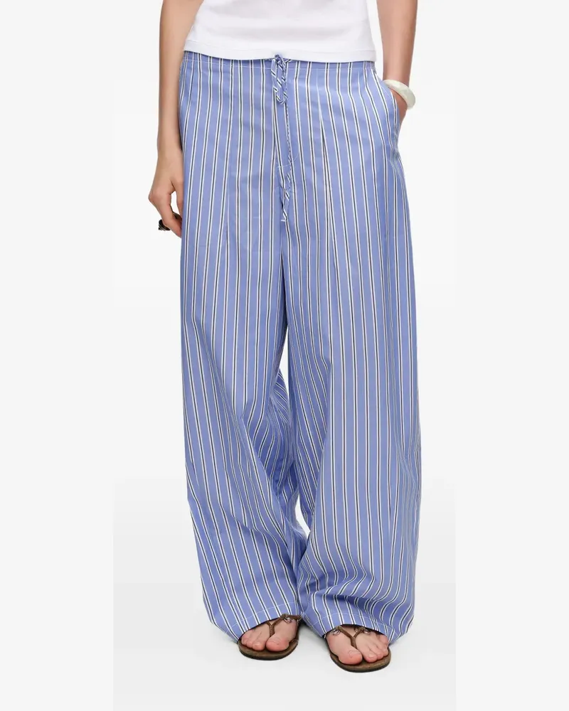 BIMBA Y LOLA Gestreifte Hose mit Kordelzug - Blau Blau