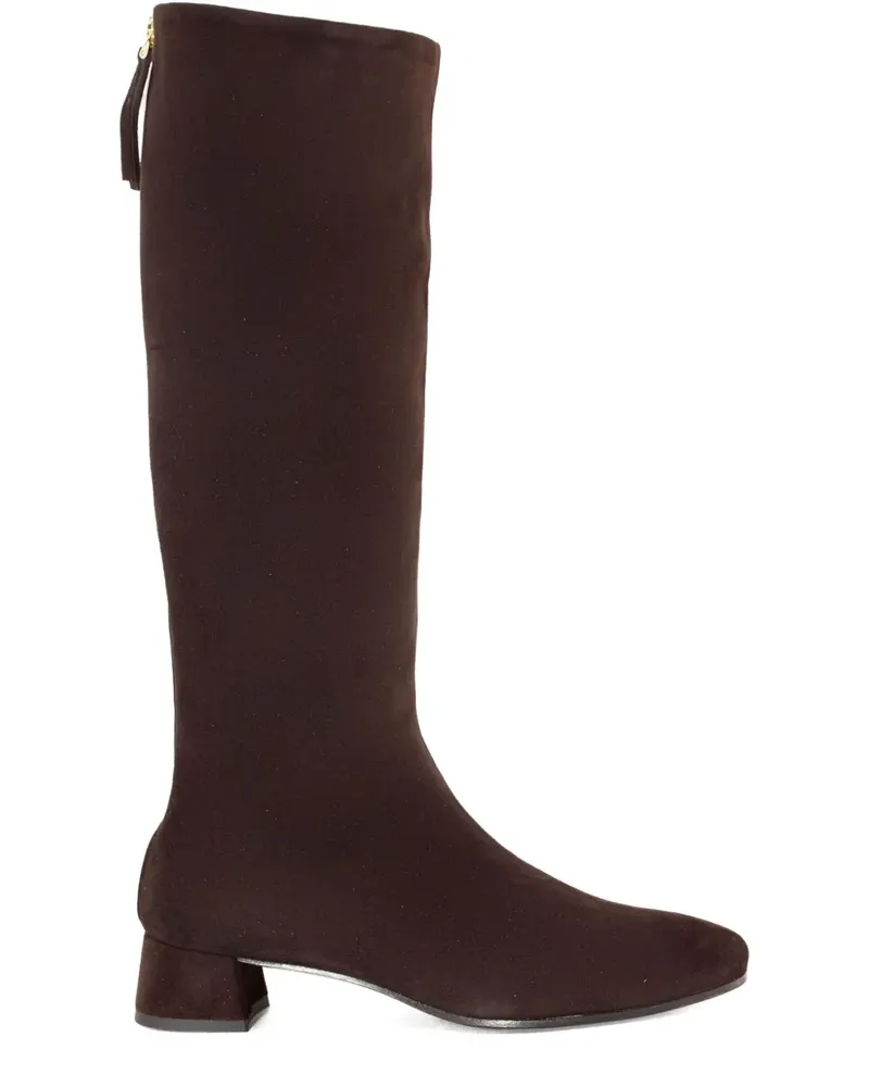 FESTA Milano Wildlederstiefel mit Reißverschluss 40mm - Braun Braun