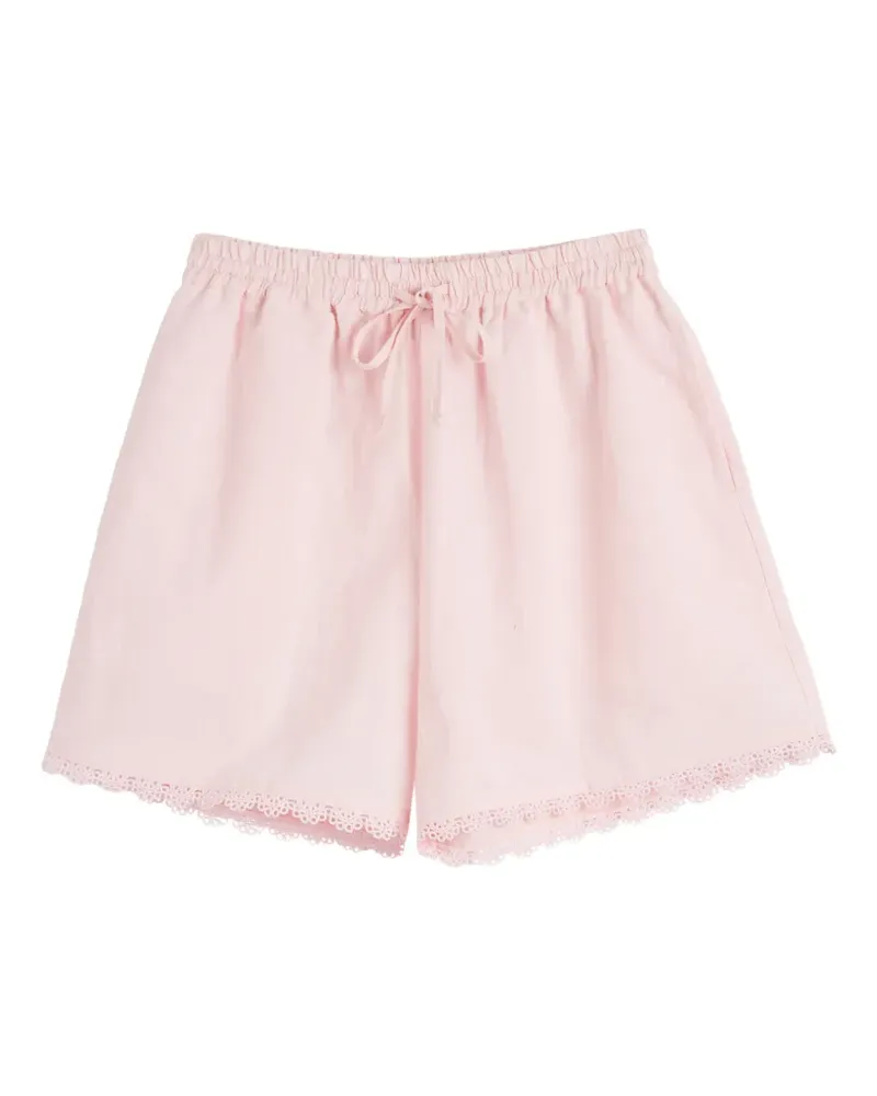 Chinti & Parker Shorts mit Wellensaum - Rosa Rosa