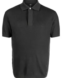 Dunhill Poloshirt in Mesh-Optik Grau