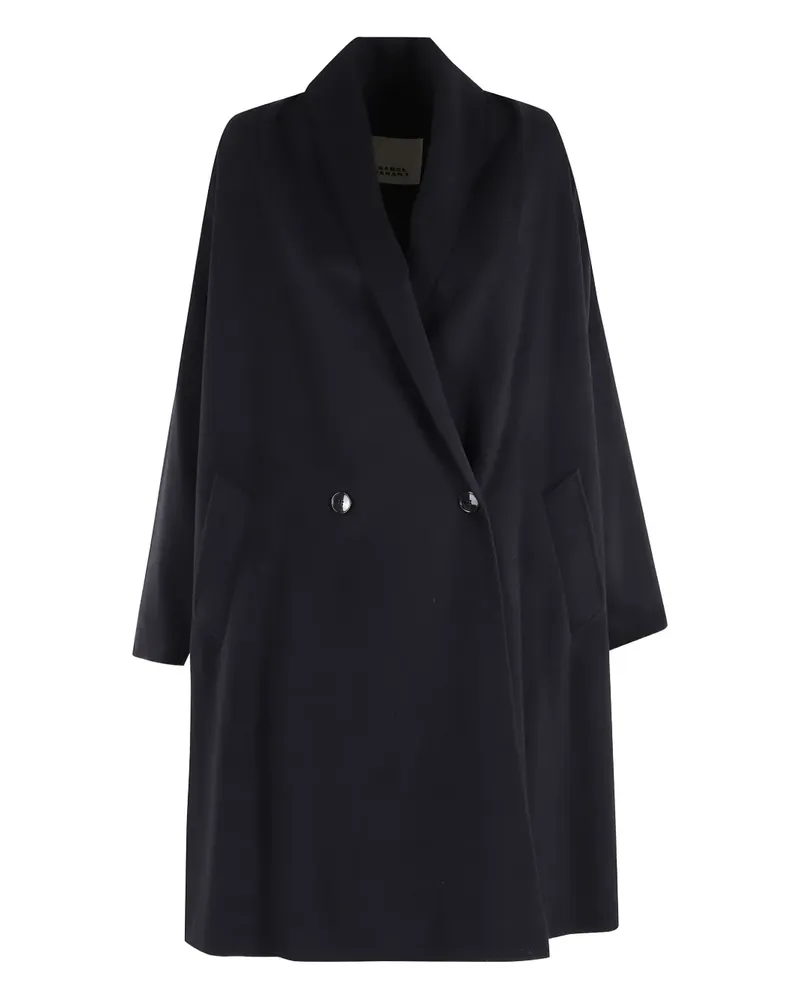 Isabel Marant Elise shawl-lapel double-breasted coat - Schwarz Schwarz
