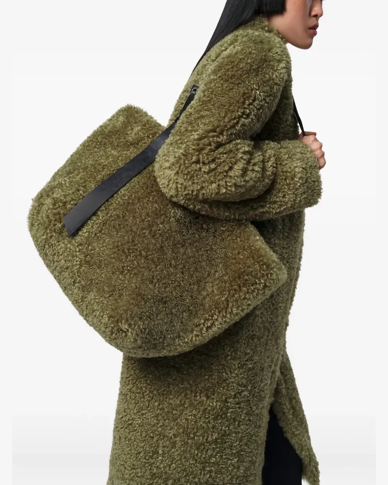 APPARIS Esti bouclette tote bag - Grün Grün