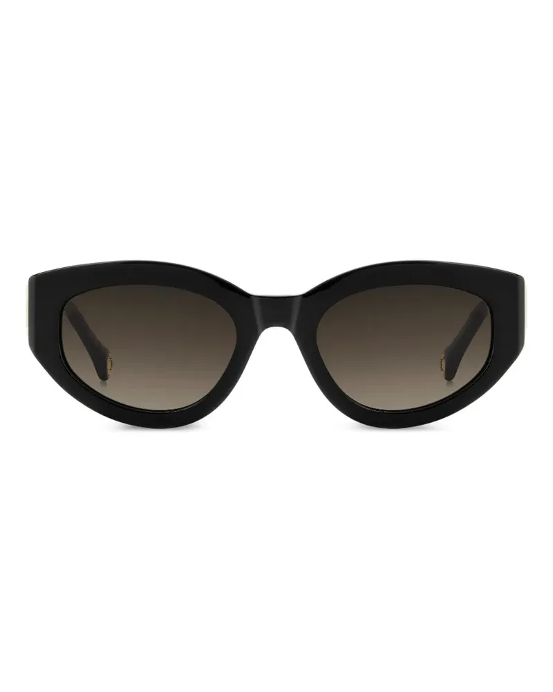 Carolina Herrera New York Cat-Eye-Sonnenbrille - Schwarz Schwarz