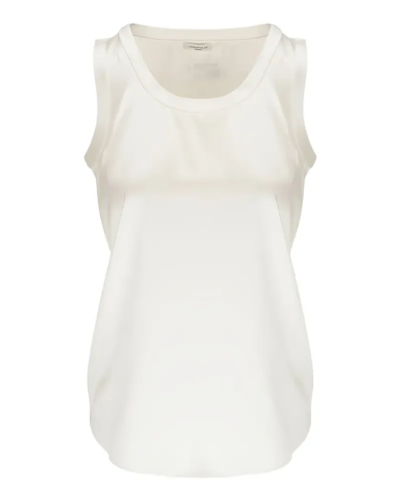 Lafayette148 Trägershirt mit Rundhalsausschnitt - Weiß Weiß