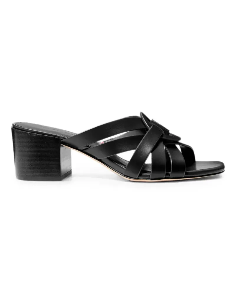 Michael Kors Erika logo-plaque sandals - Schwarz Schwarz