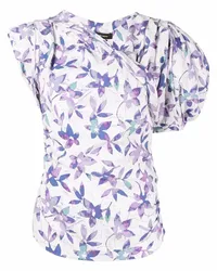 Isabel Marant Madinea Bluse mit blumigem Print Violett