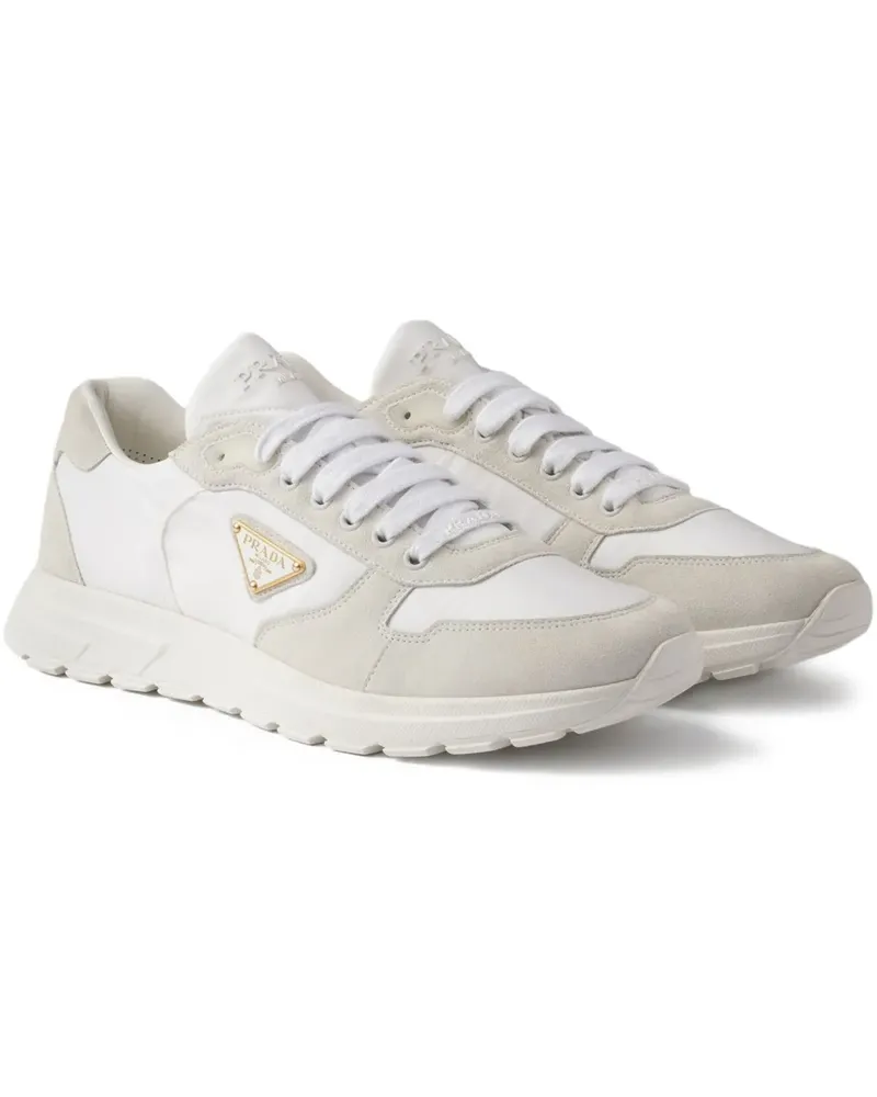 Prada Prax 2.0 Sneakers mit Logo - Weiß Weiß