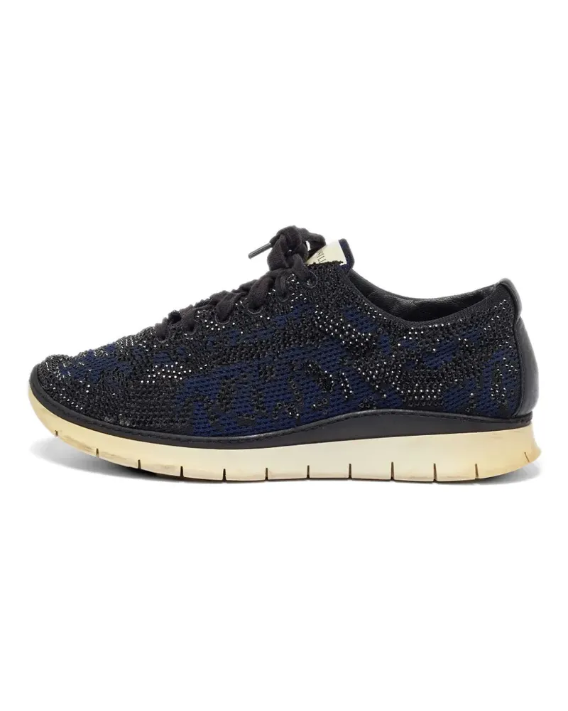 Le Silla Sneakers mit Kristallen - Schwarz Schwarz