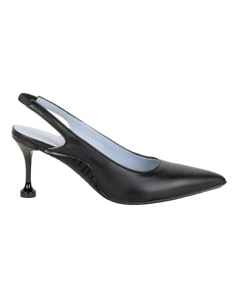 Voile Blanche pointed-toe slingback pumps - Schwarz Schwarz