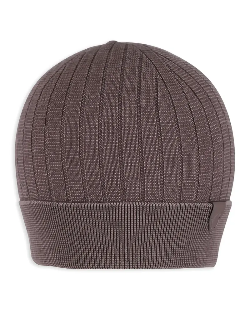 Brioni Gerippte Beanie - Braun Braun