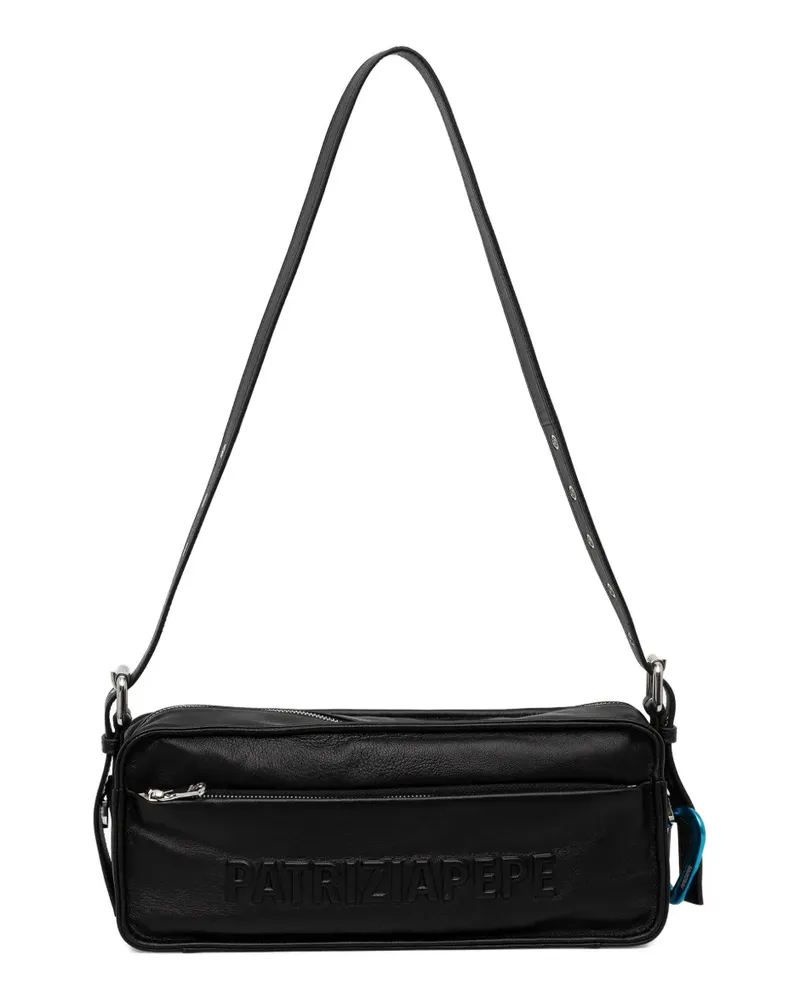 Patrizia Pepe Mittelgroße (Im)Perfection Umhängetasche - Schwarz Schwarz