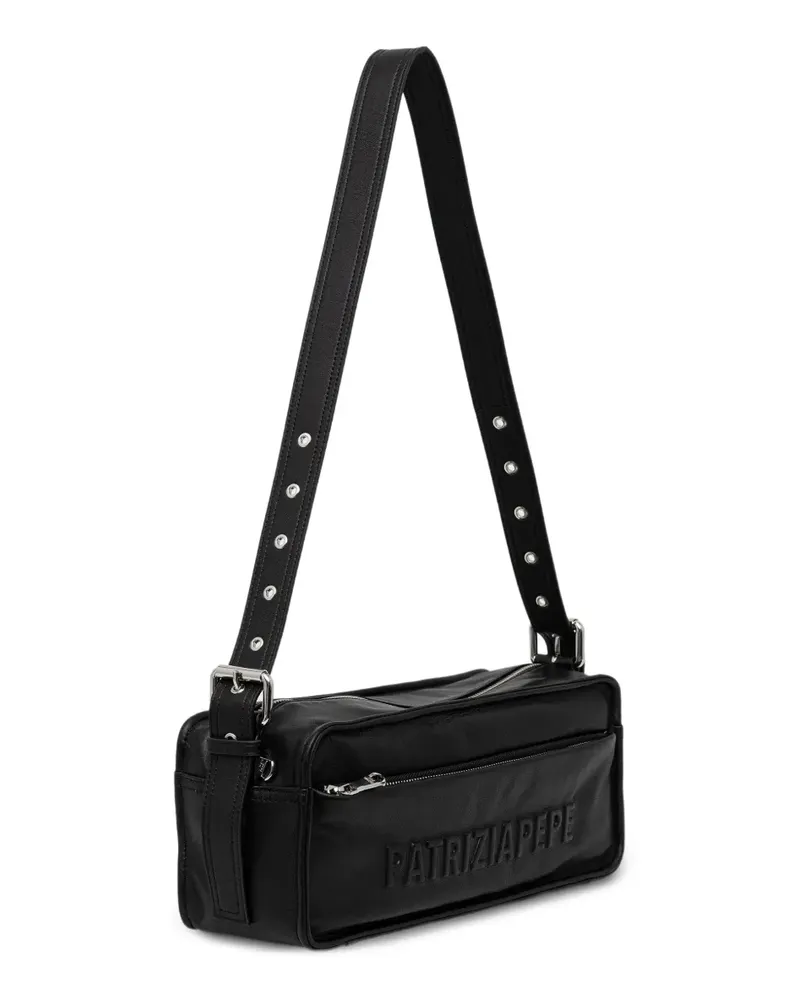 Patrizia Pepe Mittelgroße (Im)Perfection Umhängetasche - Schwarz Schwarz