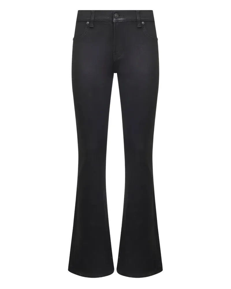 7 for all mankind button-fastening flared jeans - Schwarz Schwarz