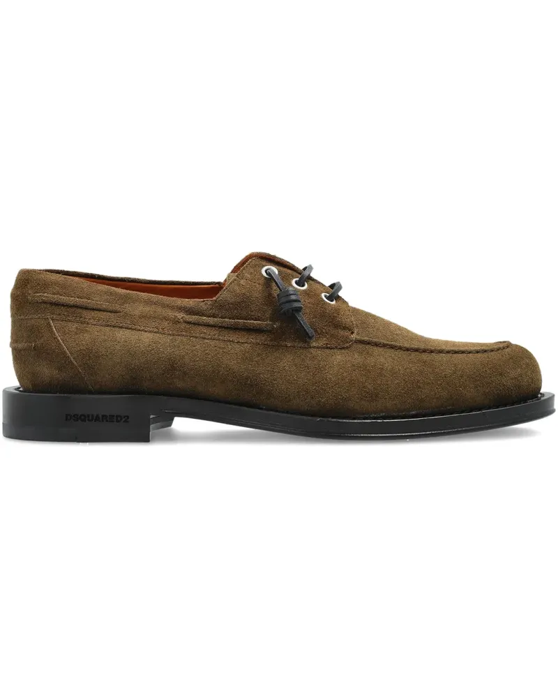 Dsquared2 Neoclassico Derby-Schuhe aus Wildleder - Braun Braun