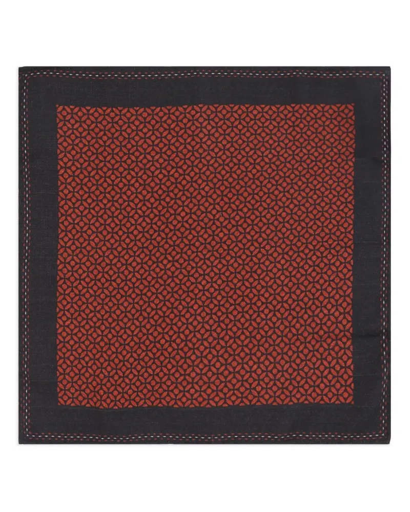 Brunello Cucinelli Schal mit geometrischem Print - Rot Rot