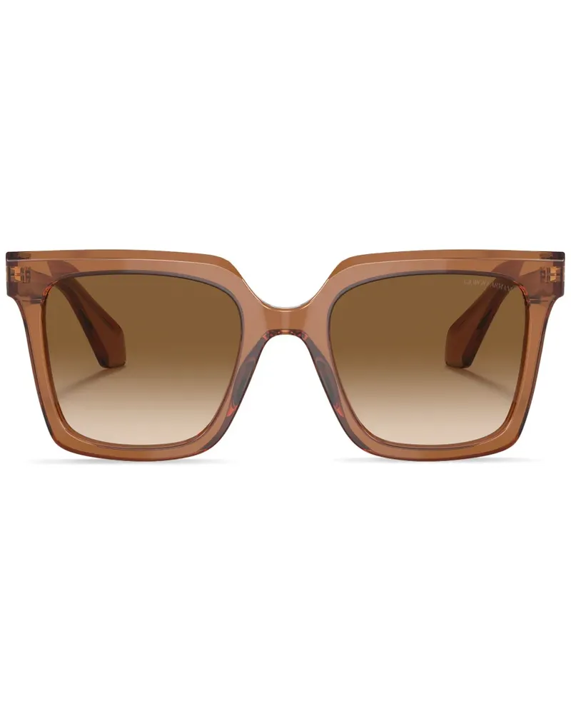 Giorgio Armani Sonnenbrille mit Farbverlauf - Braun Braun