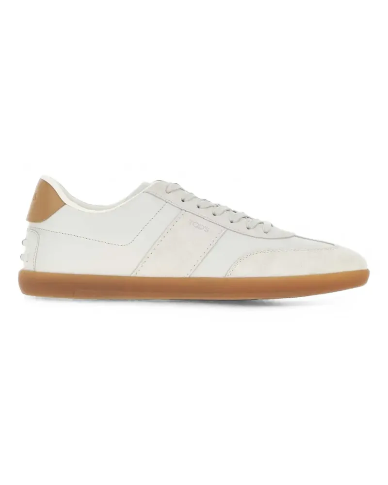 TOD'S Sneakers mit Ledereinsätzen - Nude Nude