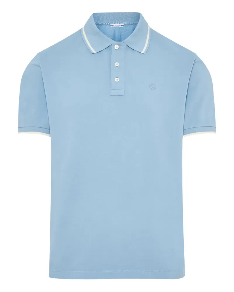 Jacob Cohën Poloshirt aus Jersey - Blau Blau