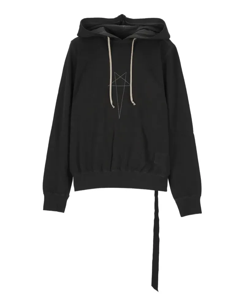 DRKSHDW by Rick Owens Hoodie mit Pentagramm-Print - Schwarz Schwarz
