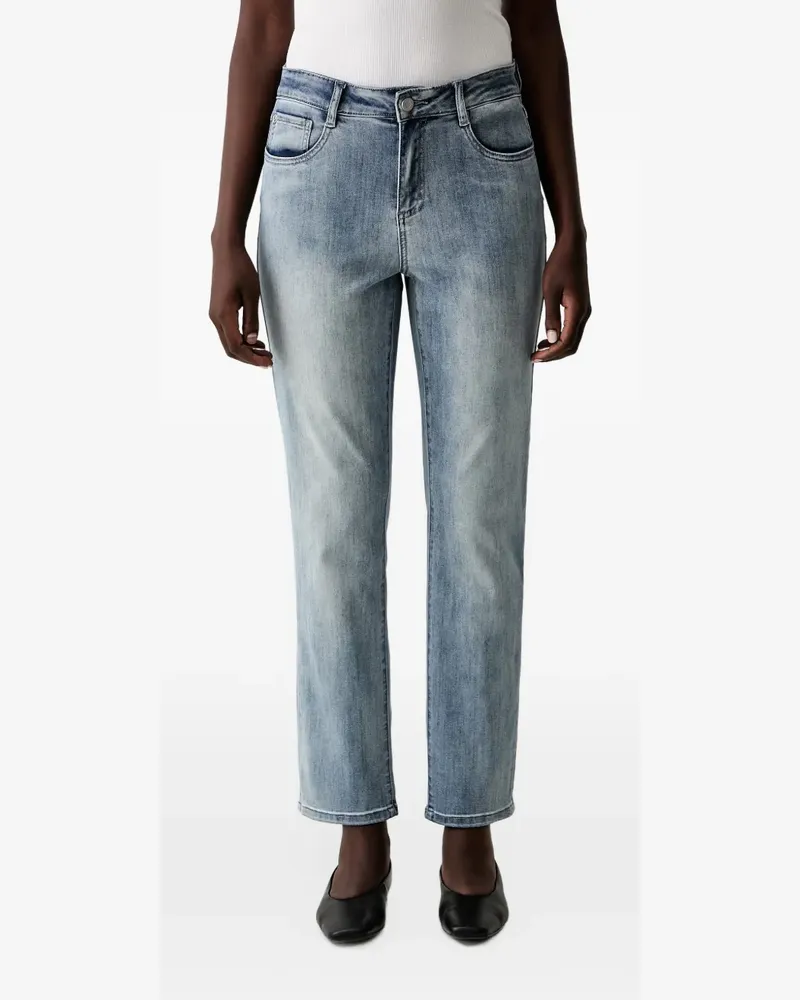 Joseph Ribkoff faded straight-leg jeans - Blau Blau