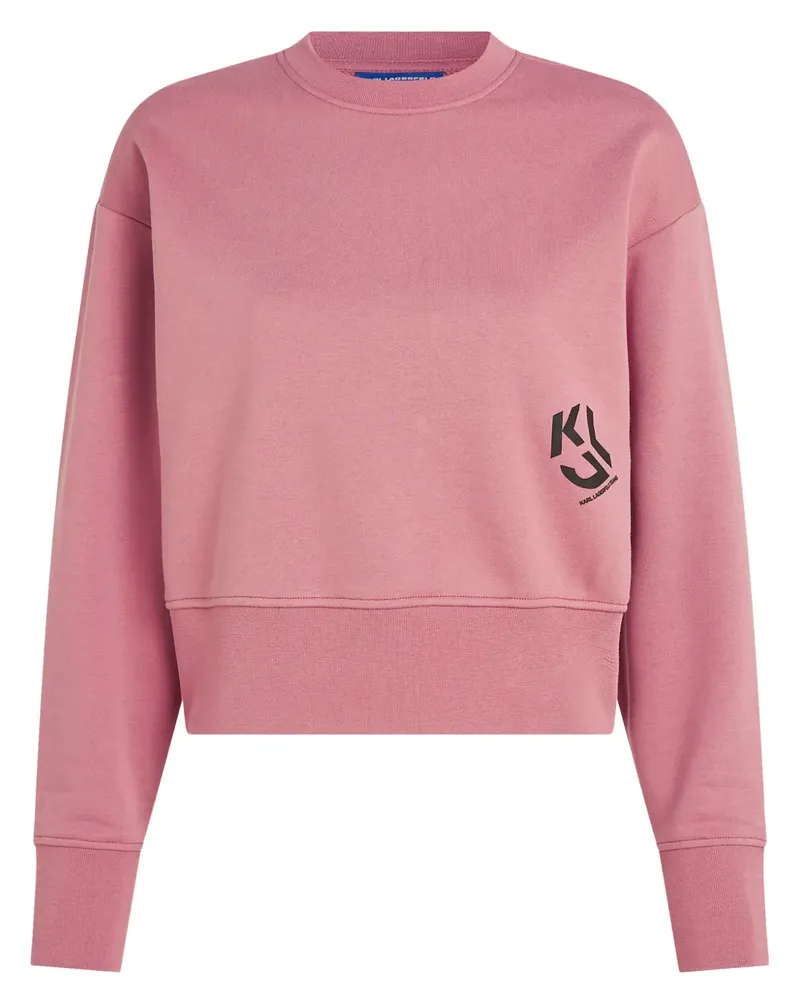 Karl Lagerfeld Sweatshirt mit Logo-Print - Rosa Rosa