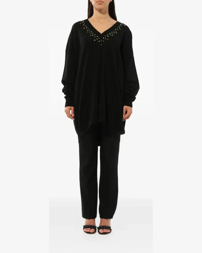 Givenchy Pullover mit V-Ausschnitt - Schwarz Schwarz