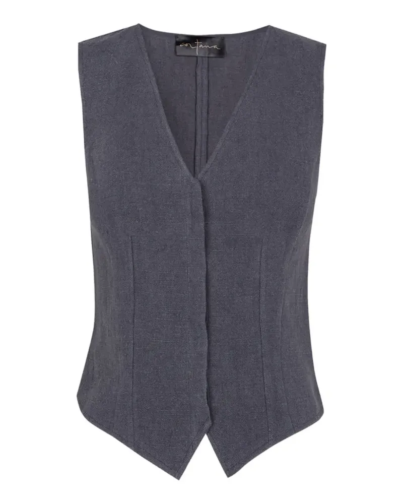 Cortana Costa panelling vest - Grau Grau