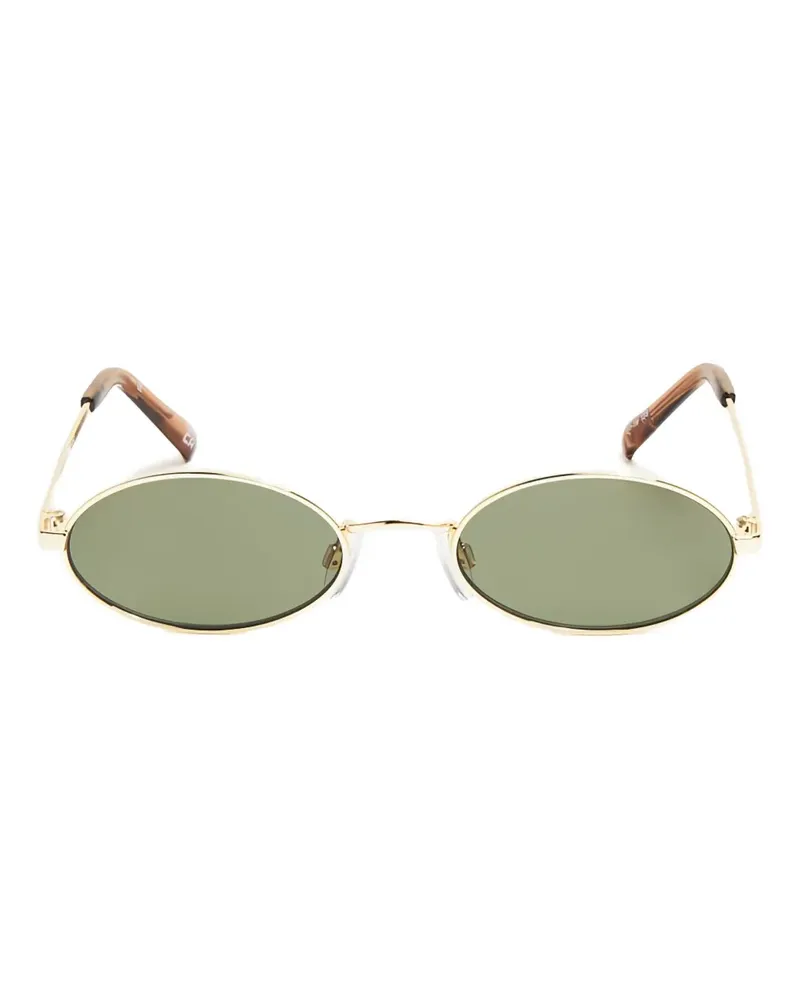 Le Specs Love Train oval-frame sunglasses - Gold Gold