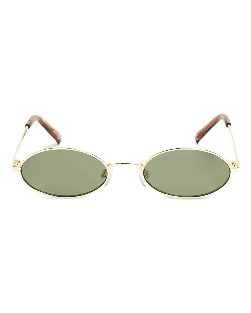 Le Specs Love Train Sonnenbrille mit ovalem Gestell - Gold Gold