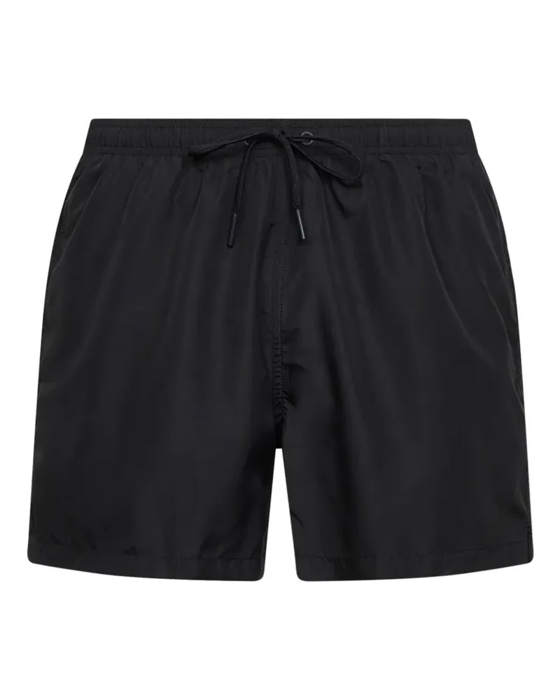 Tagliatore elasticated-waistband drawstring-fastening swim shorts - Schwarz Schwarz