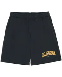 SPORTY & RICH California Sport-Shorts Schwarz